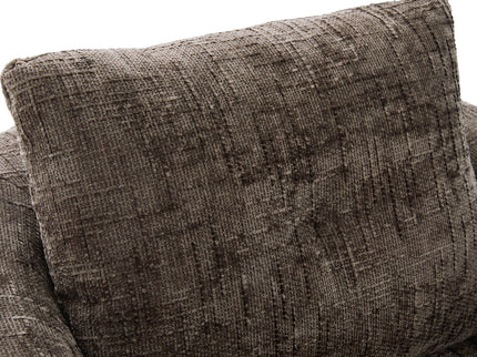 Modern Swivel Barrel Chair With Dual-Layer Cushion