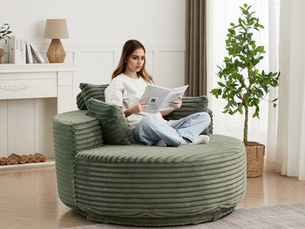 Swivel Chair With 360° Rotation For Living Room