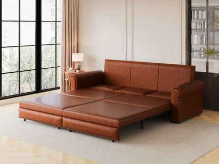Chesterfield Sofa & Pull Out Bed