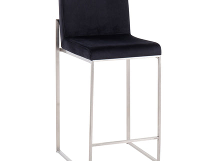 Fuji - Contemporary High Back Counter Stool, Functional Design
