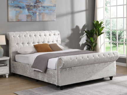 Hartfried - Queen Size Upholstered Storage Bed - Beige