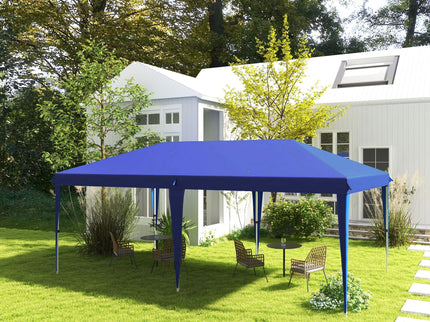 Outsunny - 10' x 19.2' Pop Up Canopy Tent, Heavy Duty Tent For Parties, Outdoor Instant Gazebo Sun Shade Shelter With Carry Bag For Catering, Events, Wedding, Backyard Bbq