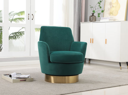Teddy Swivel Barrel Chair, Swivel Accent Chairs Armchair For Living Room