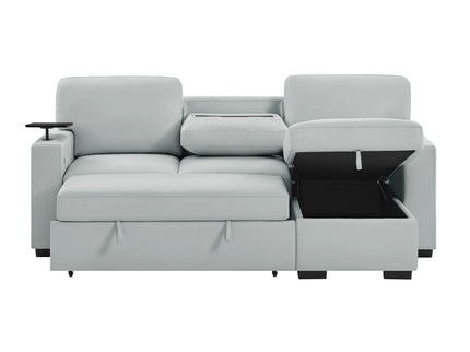 Tracey - Sofabed With Pullout - Silver