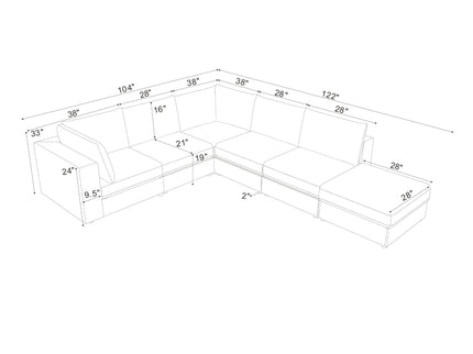 Reversible Modular Sectional