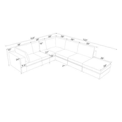 Reversible Modular Sectional