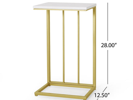 Modern Glam C - Shape End Table