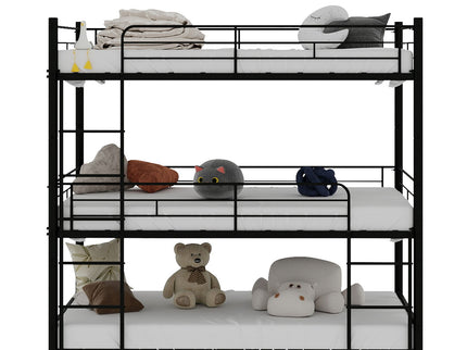 Triple Frame Bed With Built In Ladder