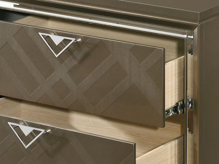 Skylar - Nightstand - Champagne