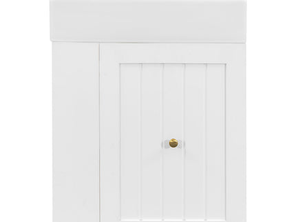 Modern Bathroom Vanity With Sink, Storage Cabinet, Drawer & Side Shelf
