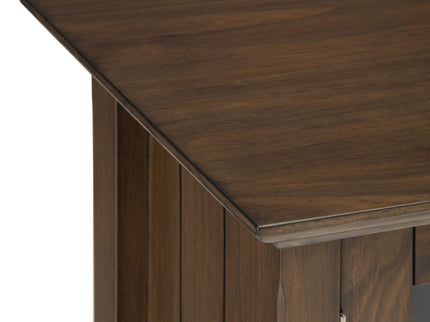 Bedford - Low Storage Media Cabinet - Rustic Natural Aged Brown