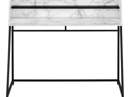 Computer Desk For Home Office Laptop, Storage Shelves, Contemporary & Modern