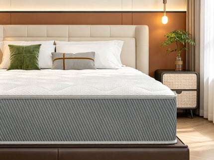 12" Hybrid Mattress With Individual Pocket Coils, Memory Foam