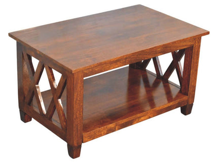 Belmont - X Frame Coffee Table - Brown