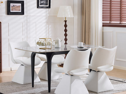 Modern Swivel Dining Chair With High Back
