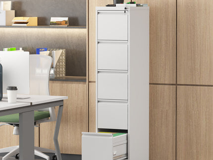 Drawer Metal Locking Vertical File Cabinet With Wheels Heavy Duty Lockable Storage