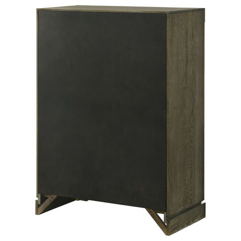 Harbington - 5 Drawer Chest - Chocolate
