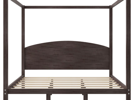 anopy Platform Bed With Headboard And Support Legs