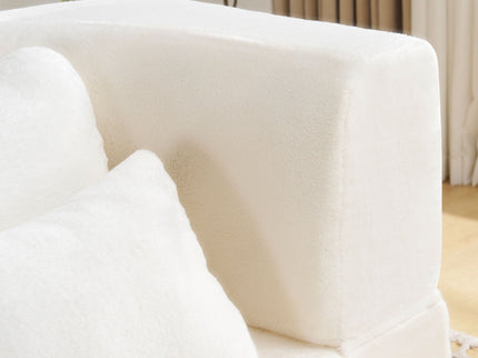 Modern Floor Sofa With 4 Pillows
