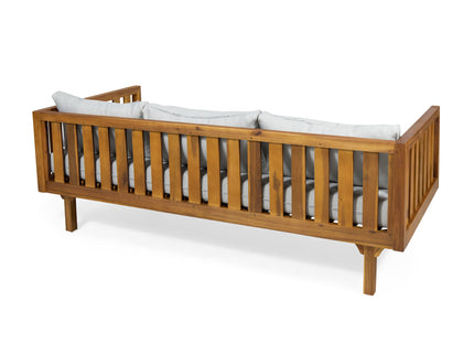 Claremont - 3 Seater Daybed Teak Acacia Wood Water Resistant Cushions