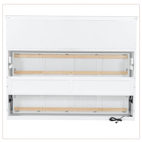 Murphy Bed With Charging Station And Drawer