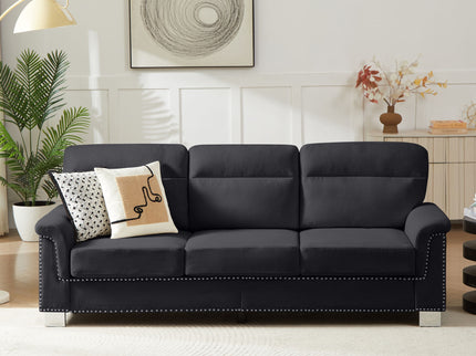 3 Seater Elegant Stationary Sofa