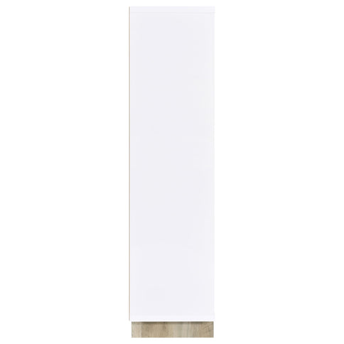 Geilys - 8 Shelf Bookcase With Arch Details - White