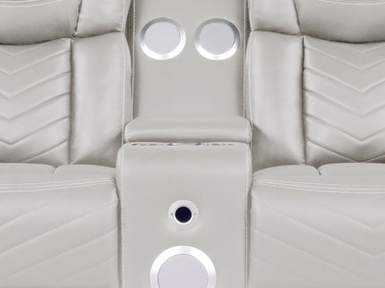 Challenger - LED Power Recliner Loveseat