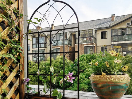 Metal Garden Rustproof Trellis For Climbing Plants Outdoor Flower Support
