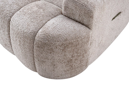 Extra Large Curved Front Compressed Sectional Sofa