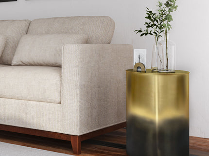 Curtis - Ombre Metal Cylinder Accent Table