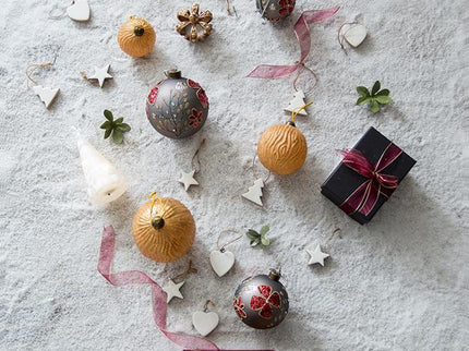 Glass Decorative Hanging Ball Christmas Tree Ornaments For Holiday Party Decorations