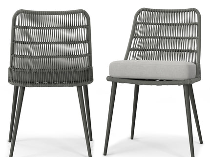 Beachside - Outdoor Dining Chair (Set of 2) - Gray