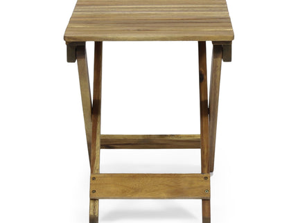 Outdoor Folding Wooden Side Table