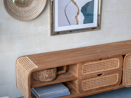 Teak Cabinet - Natural Wood / Brown