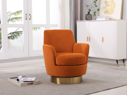 Teddy Swivel Barrel Chair, Swivel Accent Chairs Armchair For Living Room