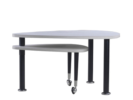 360 Degree Rotatable Coffee Table With Solid Legs