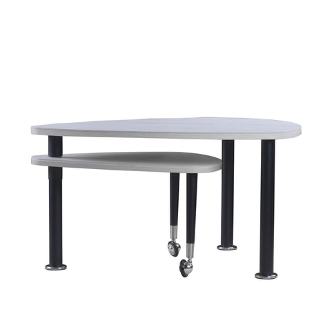 360 Degree Rotatable Coffee Table With Solid Legs