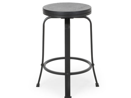 Modern Industrial Counter Stool Set With Swivel Function