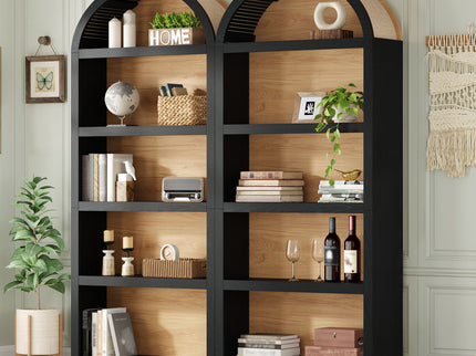 Freestanding Tall Bookshelves (Set of 2)