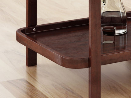 Home Selleck - Bar Cart - Mahogany