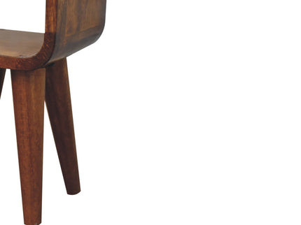 Minimalist Open Curved Nightstand