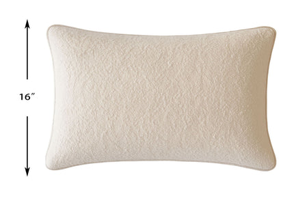 Homey Cozy - Textured Throw Pillow - Ivory
