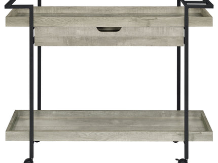 Begonia - 1 Drawer Cart - Driftwood