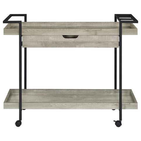 Begonia - 1 Drawer Cart - Driftwood
