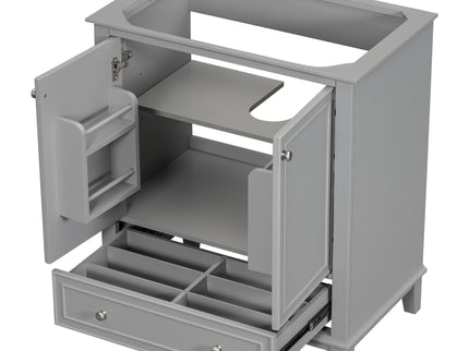Modern Bathroom Vanity Base Only With Doors And Drawer