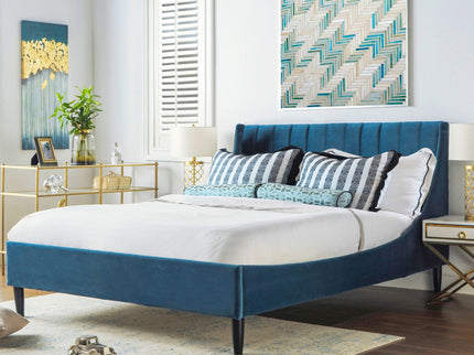 Aspen - Vertical Tufted Modern Headboard Platform Bed Set