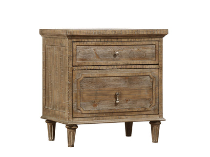 2 Drawer Nightstand - Taupe