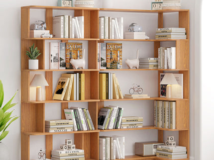 L-Shaped Design Corner Bookshelf