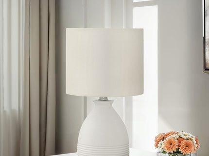 Lighting, Modern Table Lamp - Cream